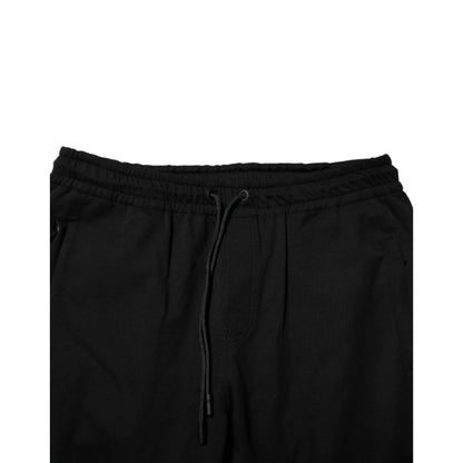 Dolce & Gabbana Black Cotton Men Jogger Sweatpants Pants
