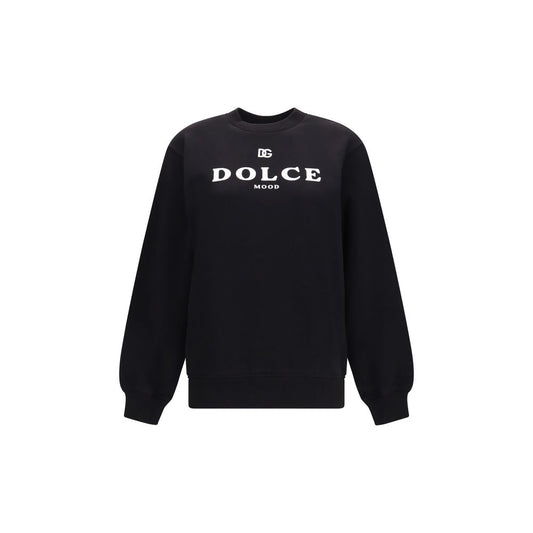 Dolce & Gabbana Black Cotton Sweatshirt