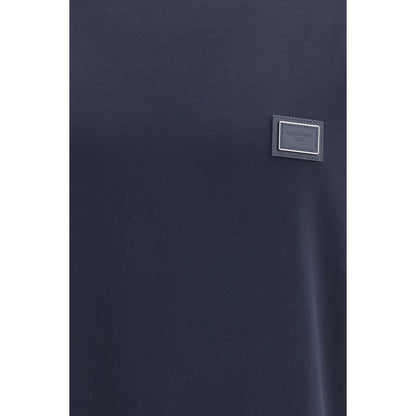 Dolce & Gabbana Black Cotton T-Shirt