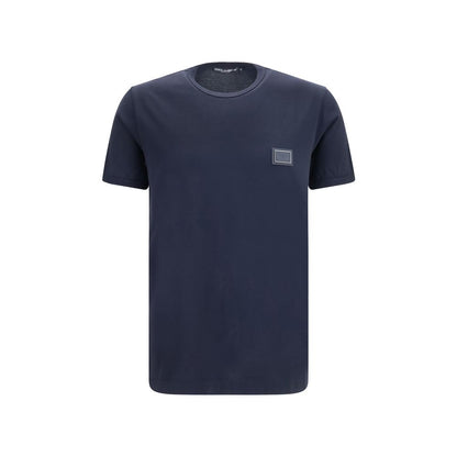 Dolce & Gabbana Black Cotton T-Shirt
