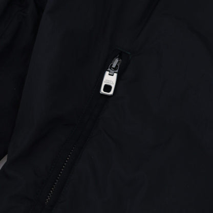 Dolce & Gabbana Black Nylon Logo Bomber Zipper Jacket