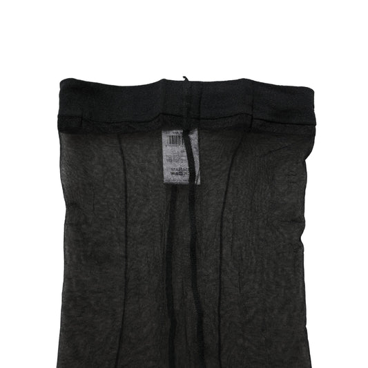 Dolce & Gabbana Black Nylon Tights Stocking Pantyhose Socks