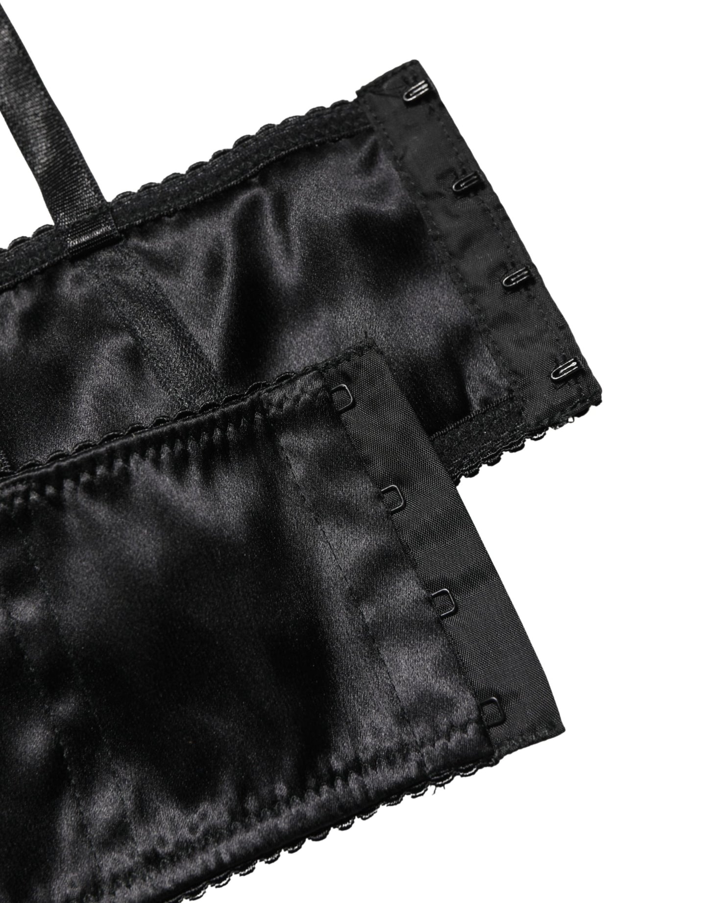 Dolce & Gabbana Black Semi-Pad Underwire Balconette Bra Underwear