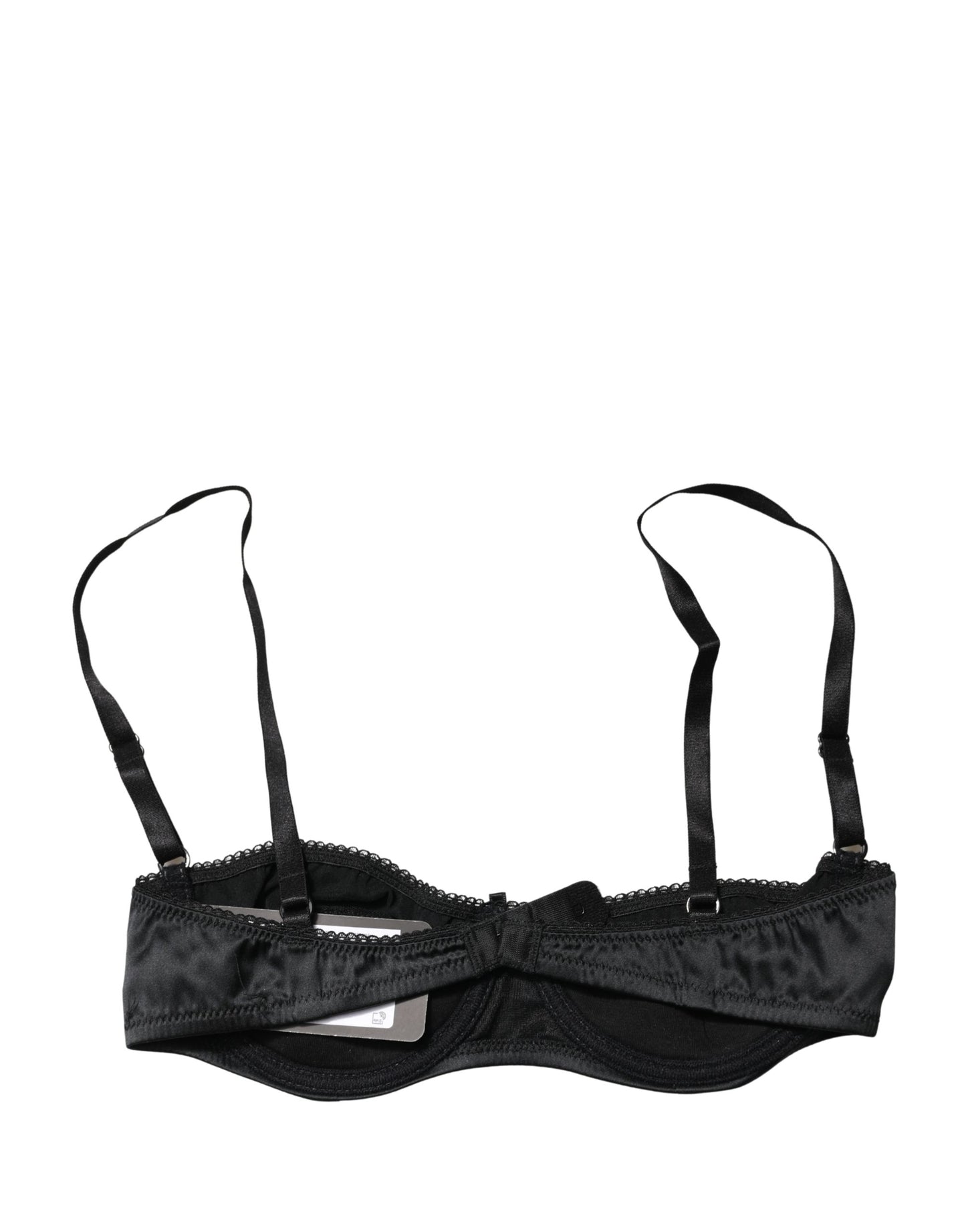 Dolce & Gabbana Black Semi-Pad Underwire Balconette Bra Underwear