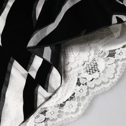 Dolce & Gabbana Black White Zebra A-line Sheath Mini Dress