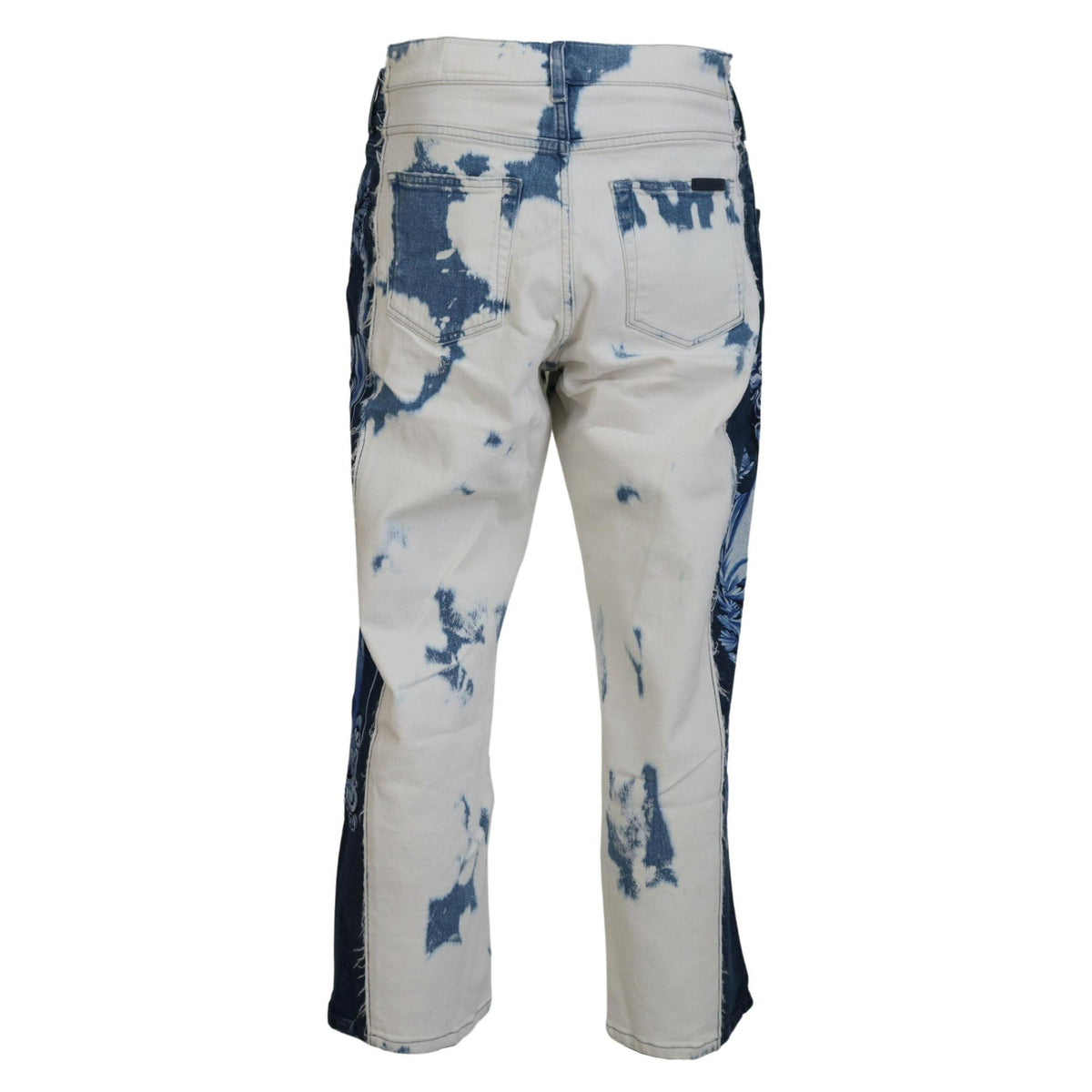 Dolce & Gabbana Blue Ceasar Denim Cotton Loose Fit Jeans