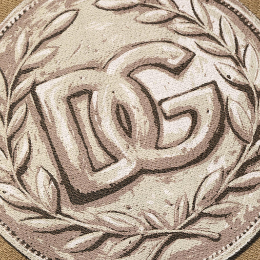 Dolce & Gabbana Brown Cotton Logo Coin Hooded Pullover Sweater