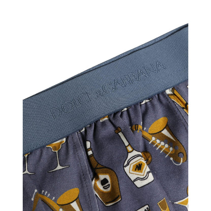 Dolce & Gabbana Gray Jazz Cocktail Men Brando Brief Underwear