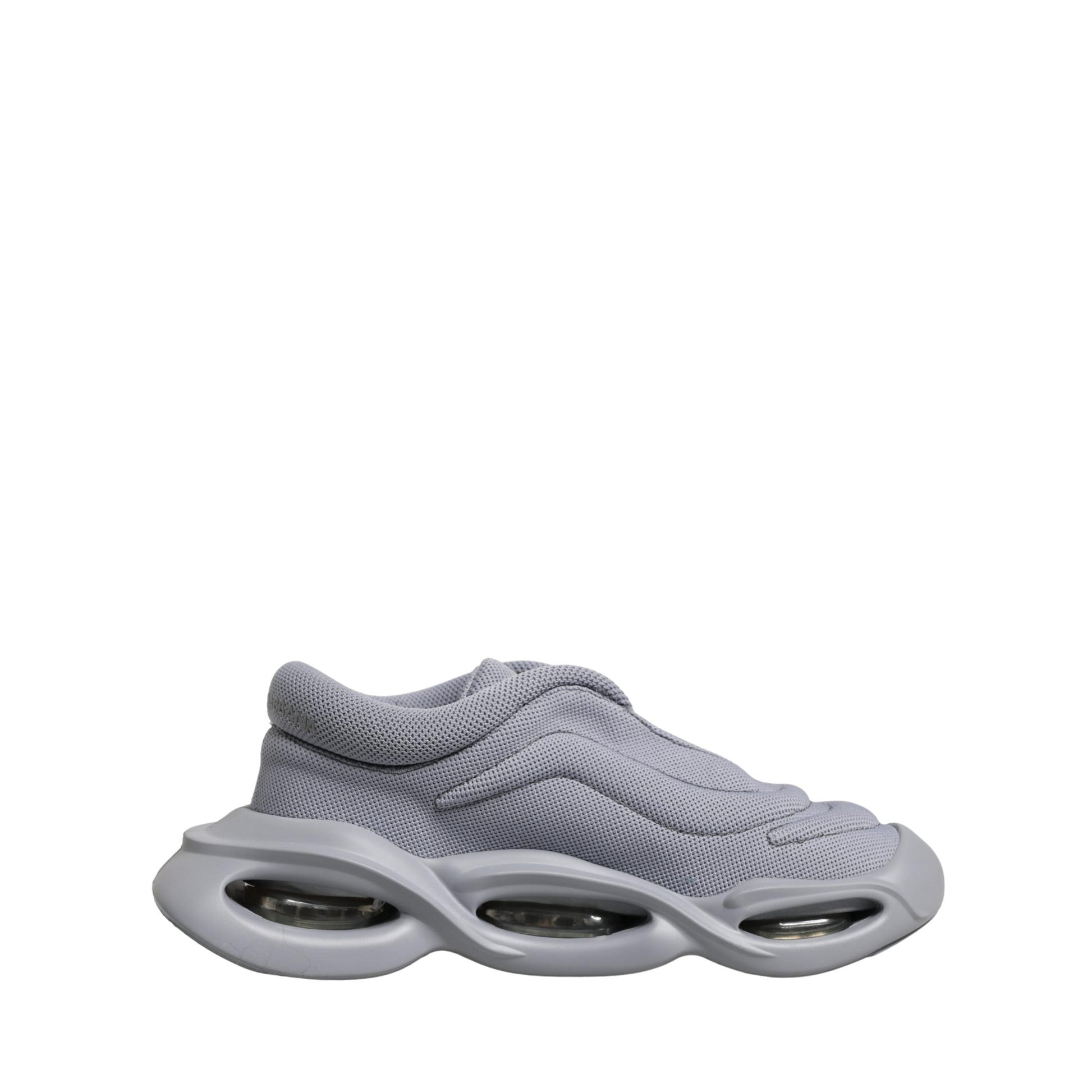 Dolce & Gabbana Gray Slip On Wave Low Top Sneakers