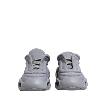 Dolce & Gabbana Gray Slip On Wave Low Top Sneakers