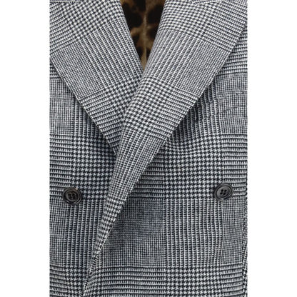 Dolce & Gabbana Gray Wool Oves Aries Blazer