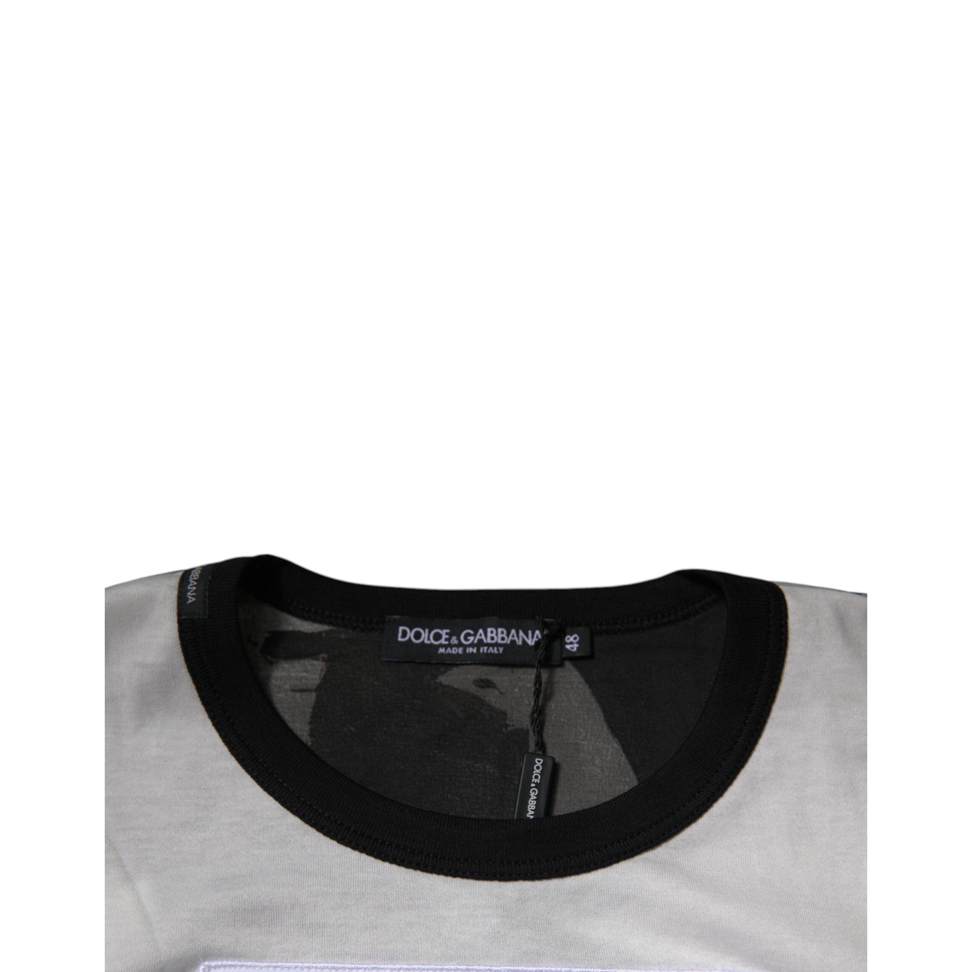 Dolce & Gabbana Multicolor Camouflage Crew Neck T-shirt