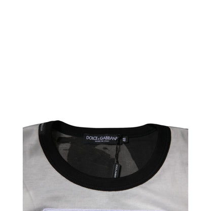 Dolce & Gabbana Multicolor Camouflage Crew Neck T-shirt