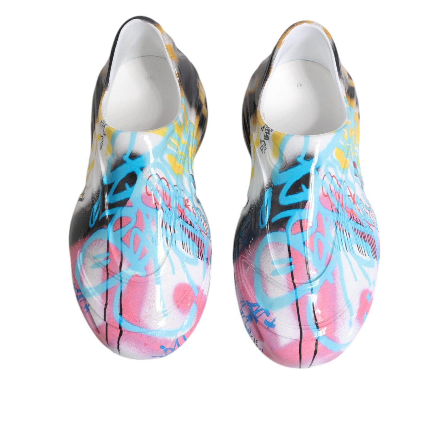Dolce & Gabbana Multicolor Graffiti Daymaster Sneakers Shoes
