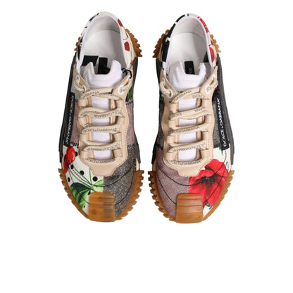 Dolce & Gabbana Multicolor Logo Low Top NS1 Sneakers Shoes