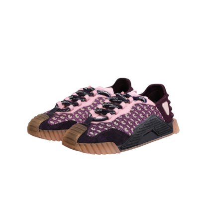 Dolce & Gabbana Multicolor Logo Low Top NS1 Sneakers Shoes