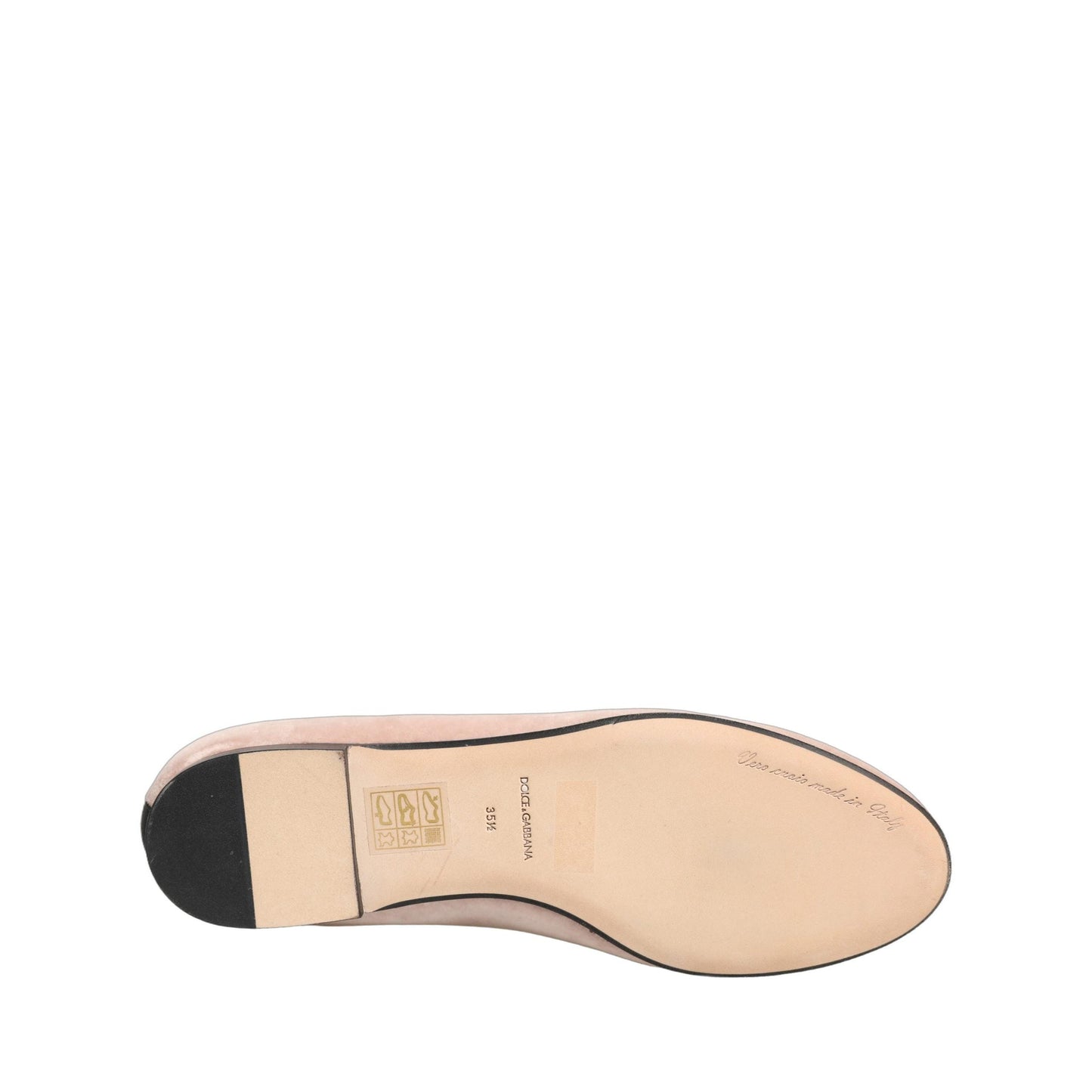 Dolce & Gabbana Pink Velvet Devotion Loafers Flats Shoes