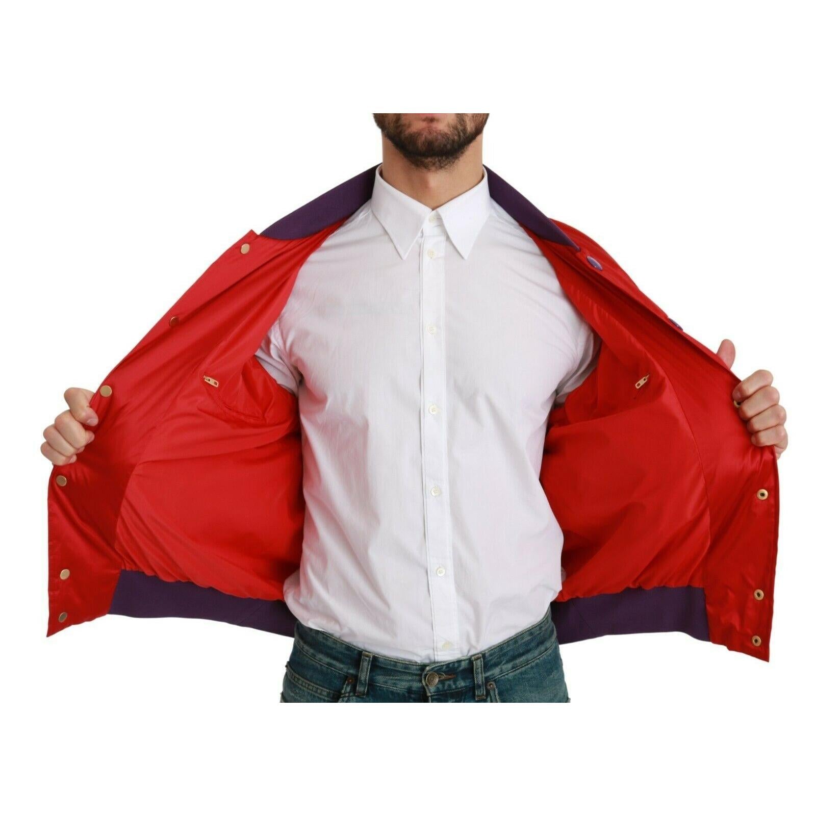 Dolce & Gabbana Red YEAR OF THE PIG Bomber Jacket