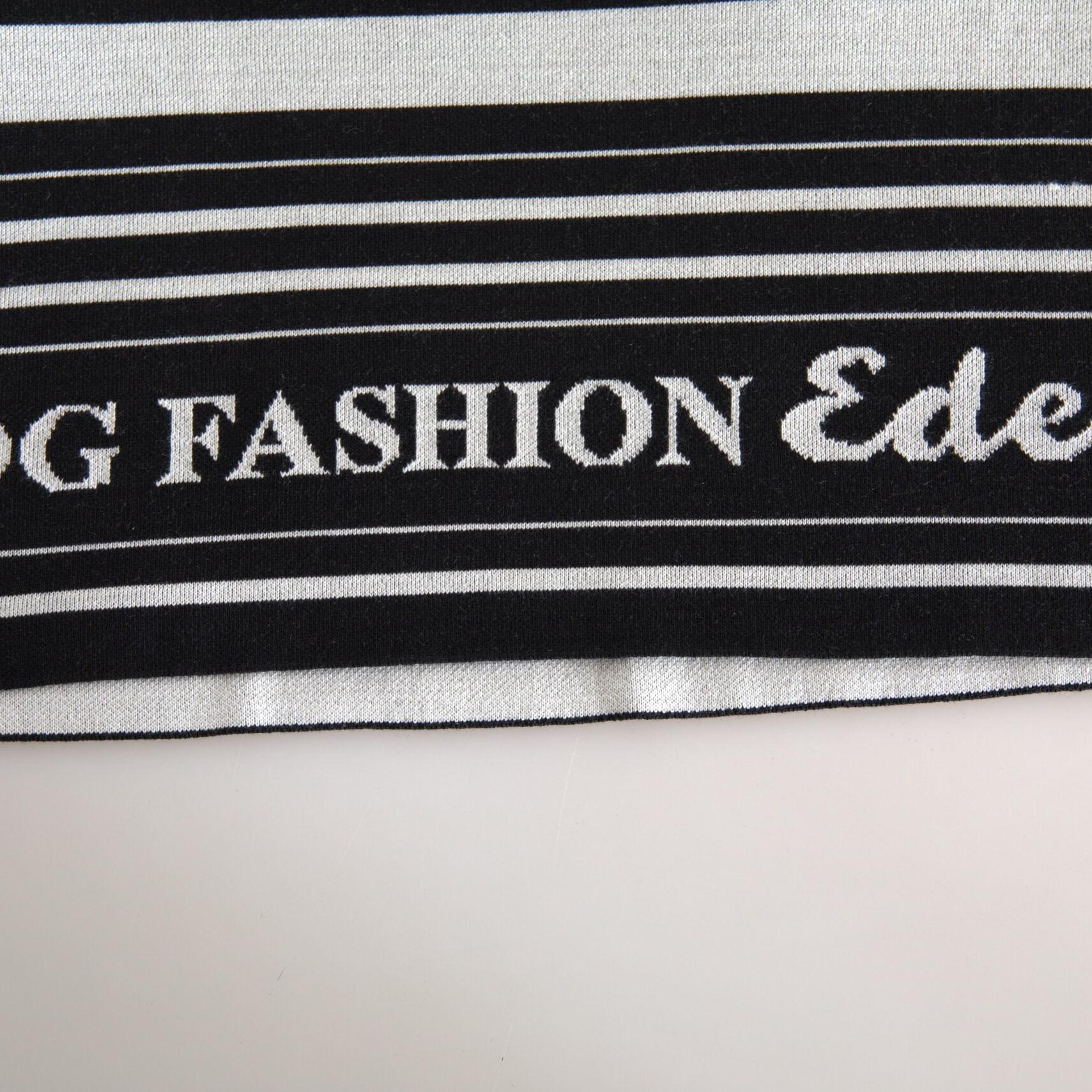 Dolce & Gabbana White Cotton DG Fashion Crew Neck Tee T-shirt