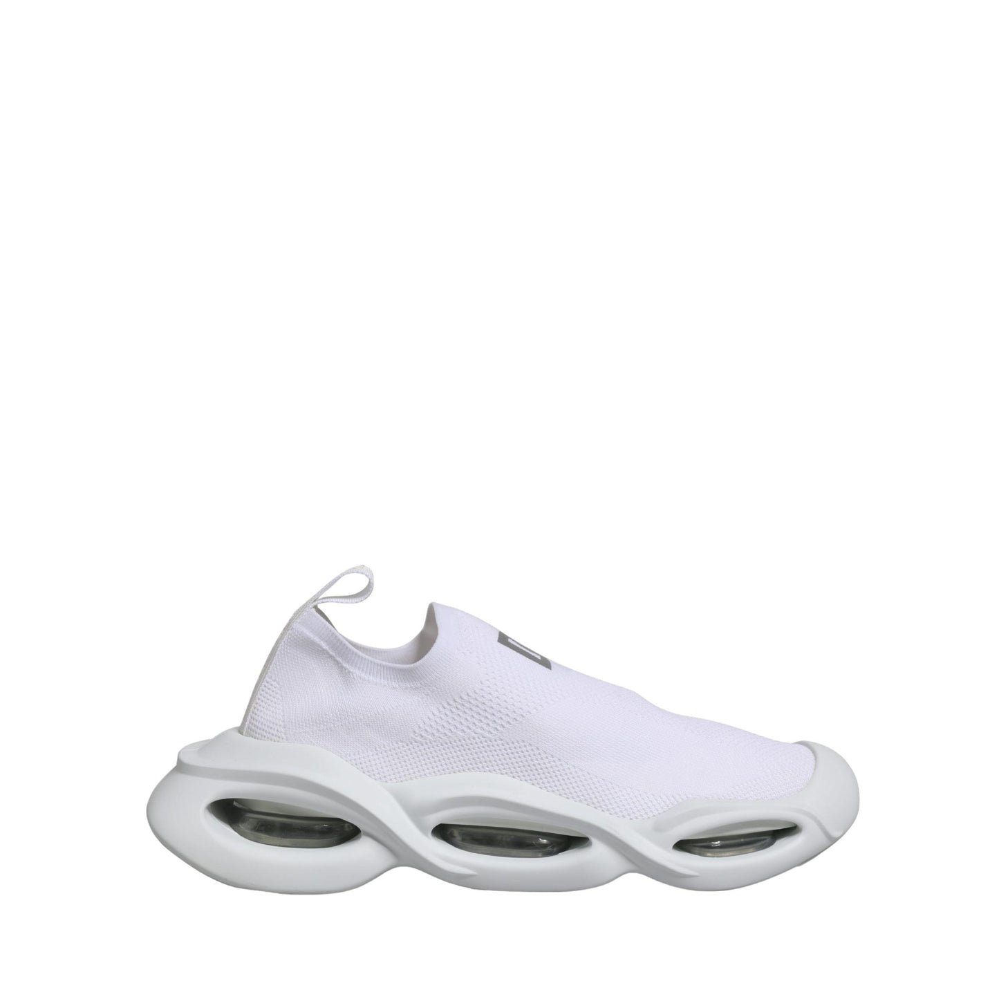 Dolce & Gabbana White Slip On Wave Low Top Sneakers Shoes