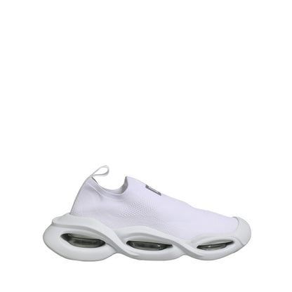 Dolce & Gabbana White Slip On Wave Low Top Sneakers Shoes