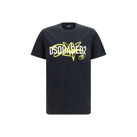 Dsquared² Black Cotton T-Shirt