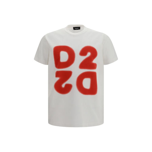 Dsquared² White Cotton T-Shirt