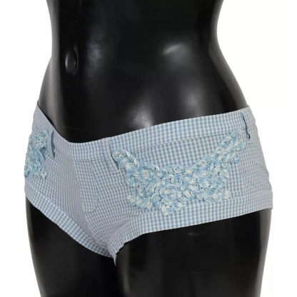 Ermanno Scervino Blue Beachwear Bottoms Swimsuit Shorts