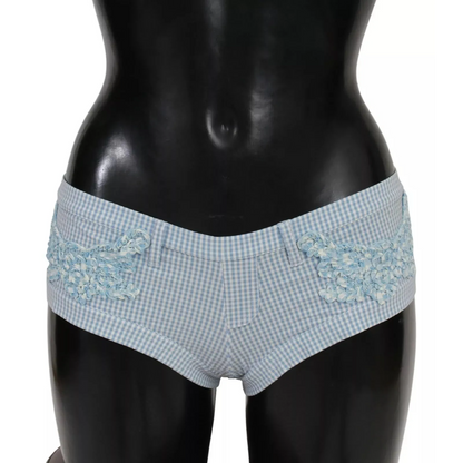 Ermanno Scervino Blue Beachwear Bottoms Swimsuit Shorts