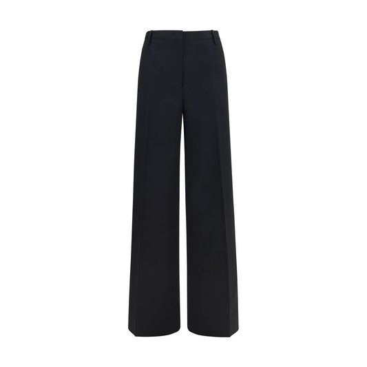 Fendi Black Cotton Casual Pants