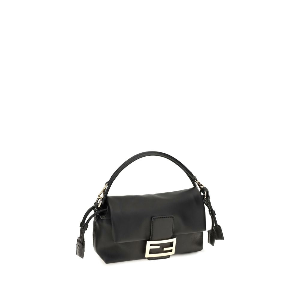 Fendi Black Lamb Ovis Aries Aries Shoulder Bag