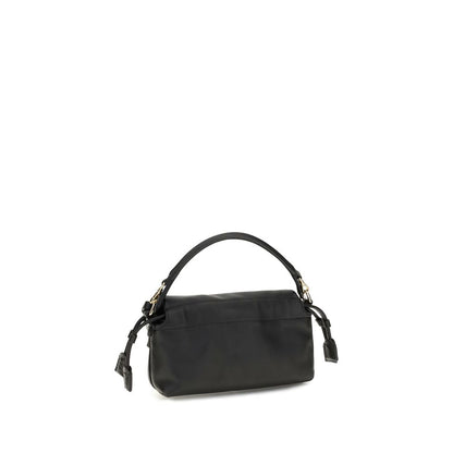 Fendi Black Lamb Ovis Aries Aries Shoulder Bag