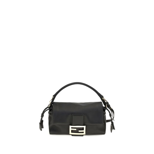Fendi Black Lamb Ovis Aries Aries Shoulder Bag