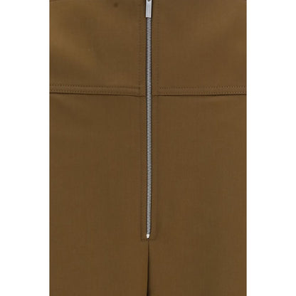 Ferragamo Brown Wool Oves Aries Casual Pants