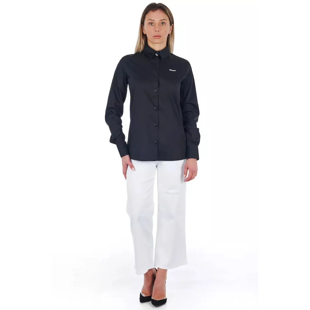 Frankie Morello White Cotton Women Cropped Trouser