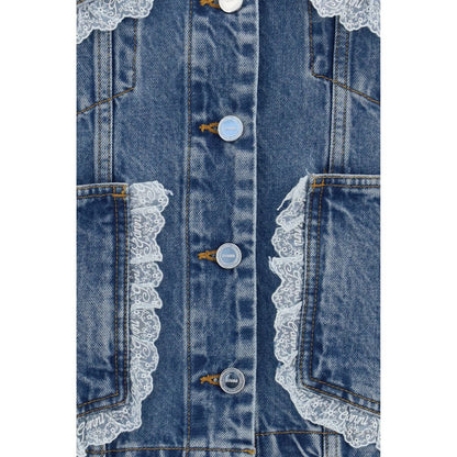 Ganni Blue Cotton Denim Jacket
