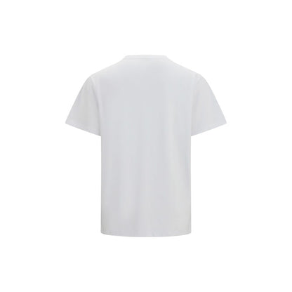 Ganni White Cotton T-Shirt
