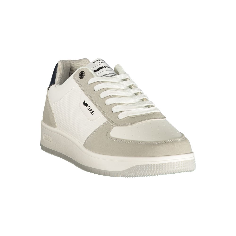 Gas Bianco Polyurethane Men Sneaker