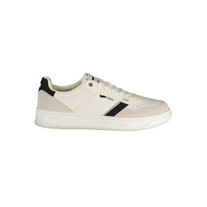 Gas White Polyurethane Men Sneaker