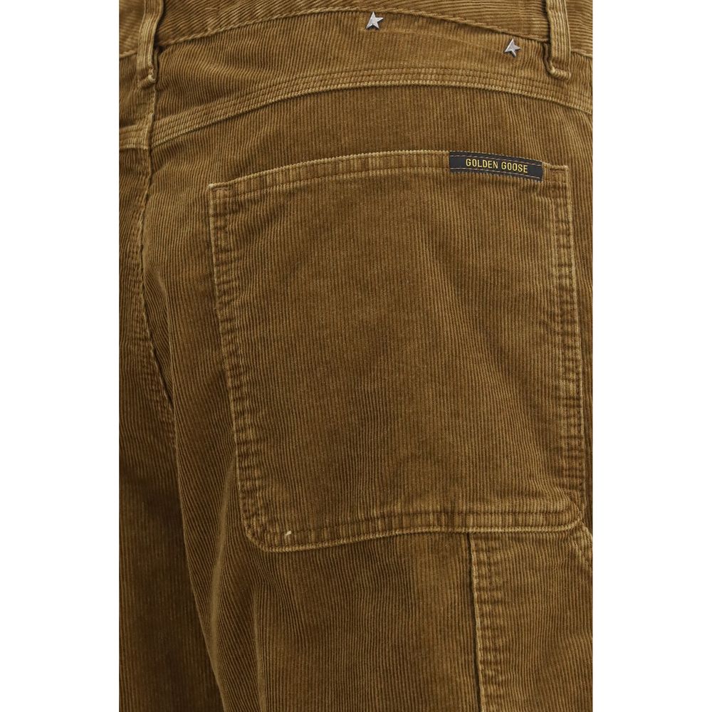 Golden Goose Brown Cotton Cargo Pants