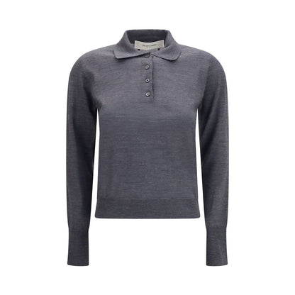 Golden Goose Gray Wool Oves Aries Shirt