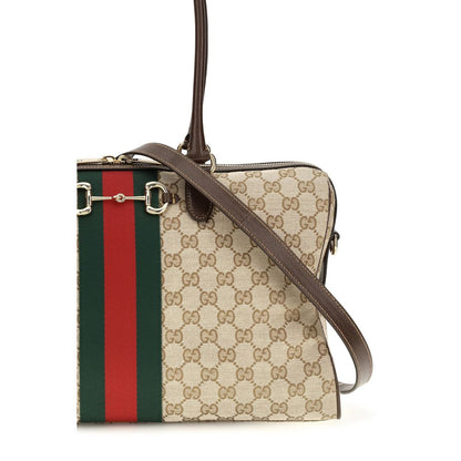 Gucci Beige Fabric Handbag