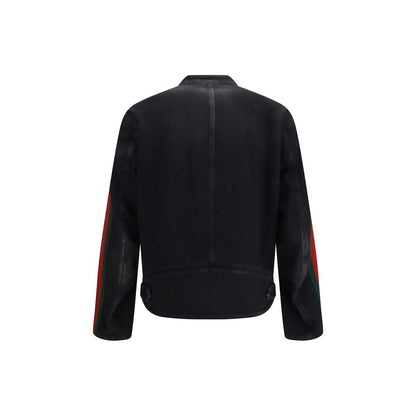 Gucci Black Cotton Biker Jacket