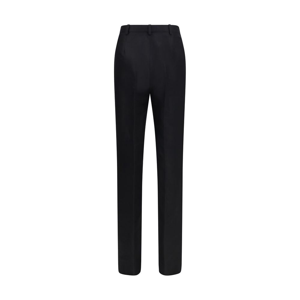 Gucci Black Silk Dress Pants