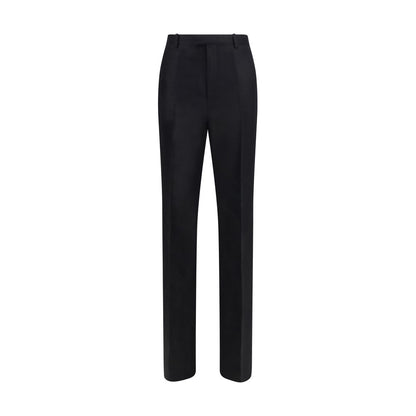 Gucci Black Silk Dress Pants