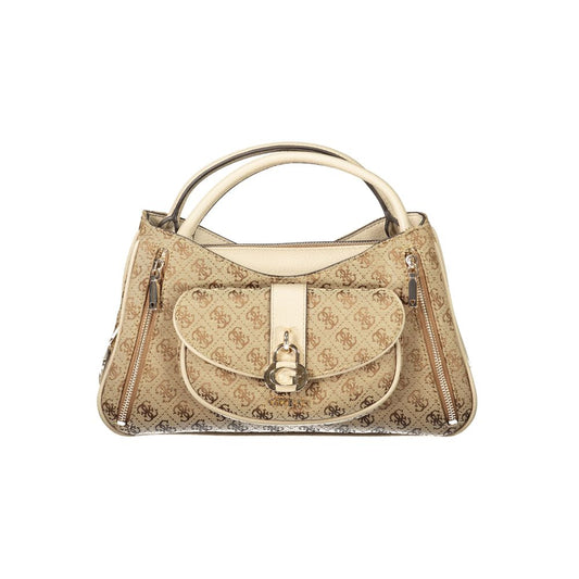 Guess Jeans Beige Poliuretano Women Handbag
