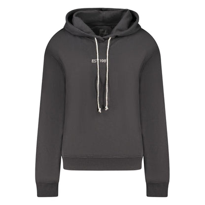 Guess Jeans Black Cotton Women Sweatshirt