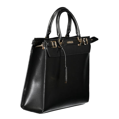Guess Jeans Black Polyurethane Women Handbag