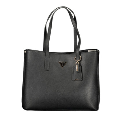 Guess Jeans Black Polyurethane Women's Handbag