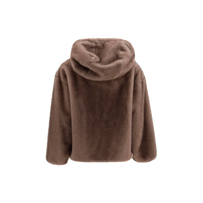 Herno Brown Polyester Full-Length Jacket